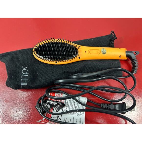 Soleil Mini Heat Brush Apricot Color $150 Retail‎ ~ New Without Box - Picture 1 of 6